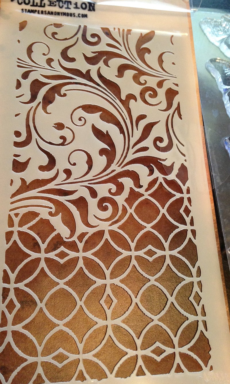 Tim Holtz Stencil & Stamp SET-THMM104 - Image 2